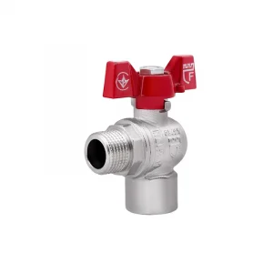 Aster шаровой кран с красной ручкой d-1/2