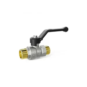 Aster шаровой кран с черной ручкой d-1