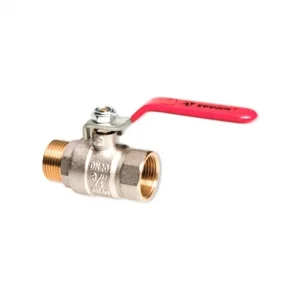 Aster шаровой кран с черной ручкой d-1 1/4