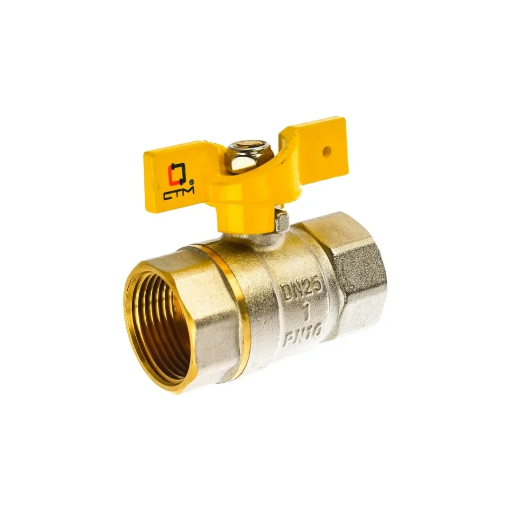 Venus газовый шаравой кран бабочка d-1