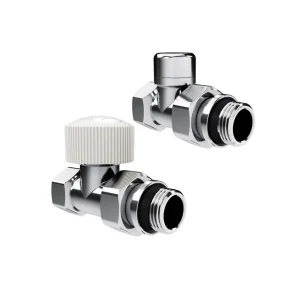 1/2" Краны для радиаторов угловые с барашк. хром
