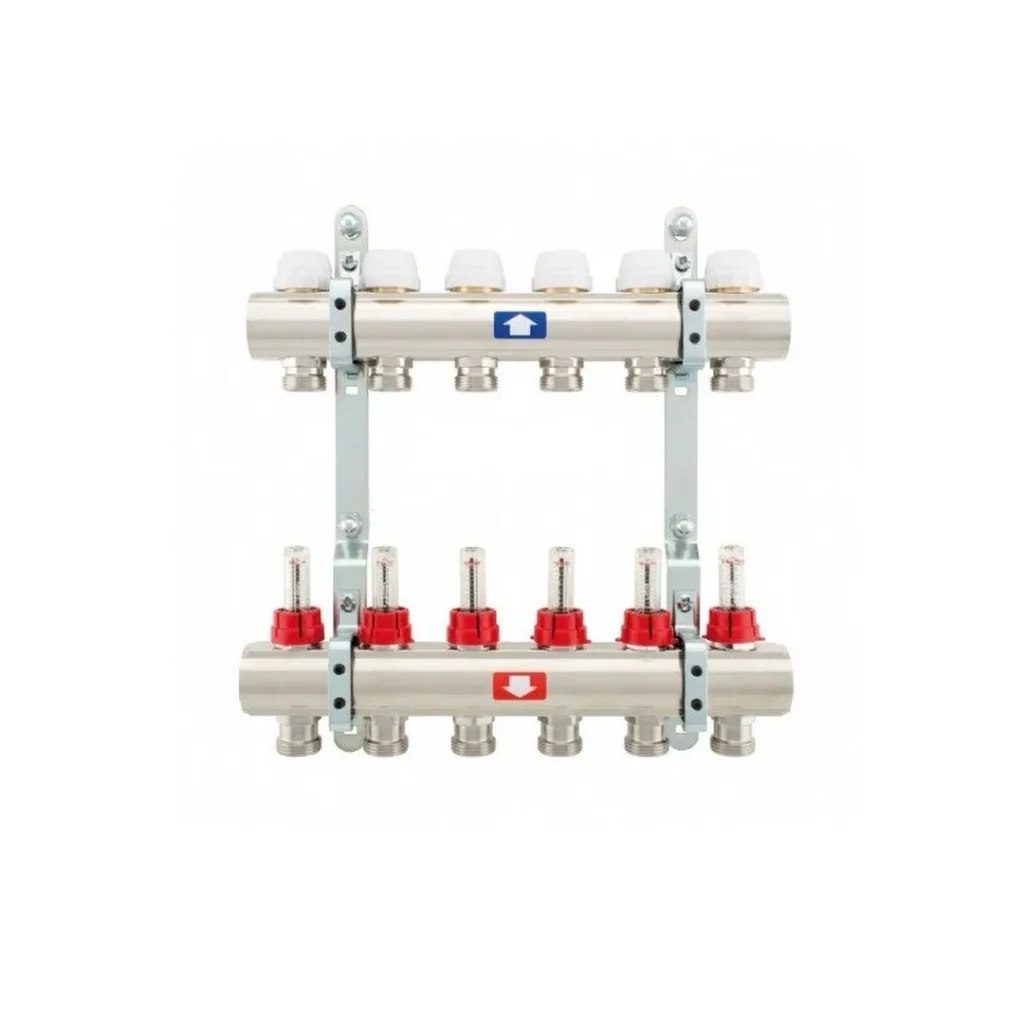 Коллектор с расходомерами для систем отопления 7