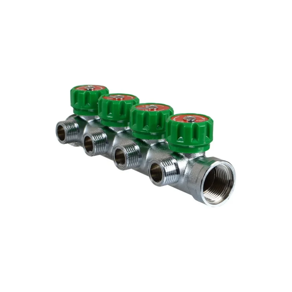 Коллектор латунный в комплекте 4